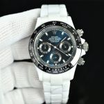 Rolex Daytona 43mm Japan Quartz Movement Men Luminous Blue/Green Face Watch